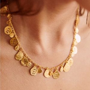 Sézane Felipa Necklace Collar NWT and pouch/box